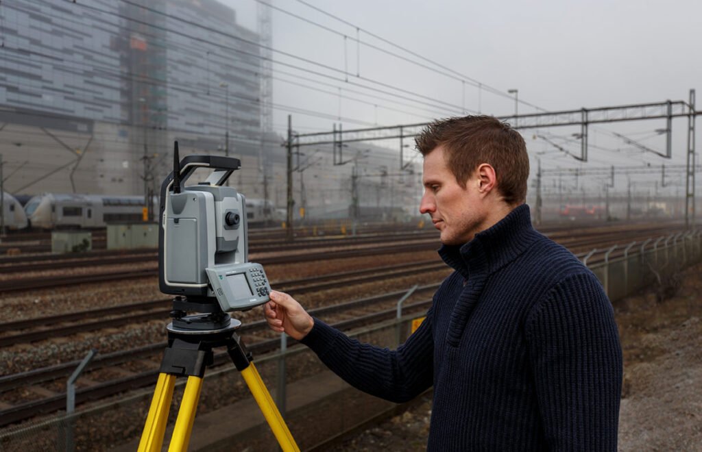 Topografía con Estacion Total Trimble